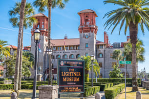 Visit the historic place listed on the national register, the Lightner Museum