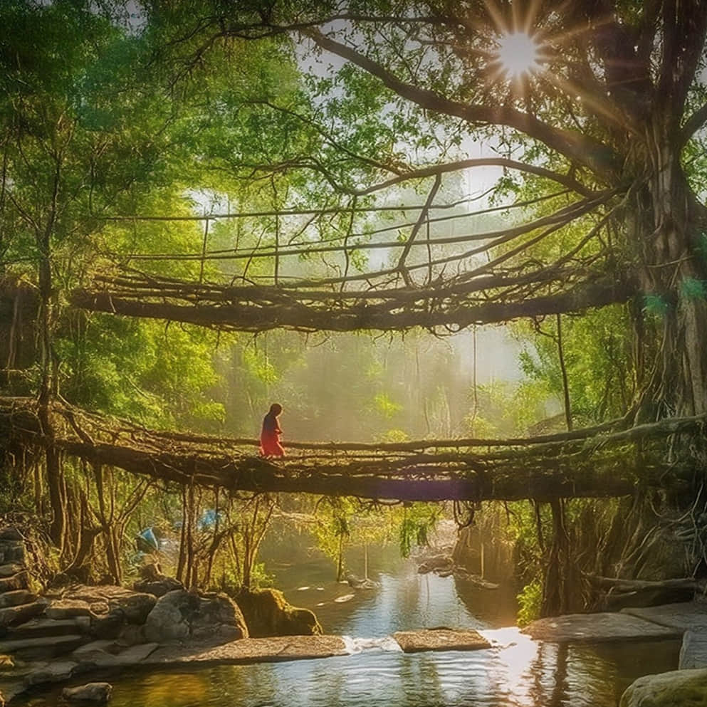 Living root bridges, Meghalaya