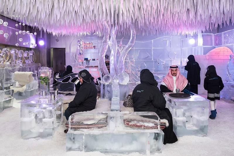 Enjoy the winter wonderland at Dubai Chillout Ice Lounge