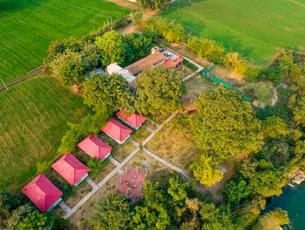 Aerial View of the Greetoe Camp, Panna 