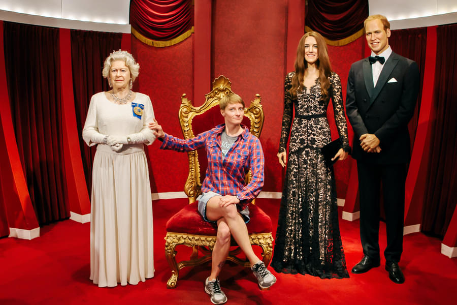 Sit next to the Royal Family and feel like a part of the royalty