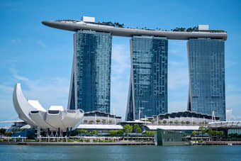 Views of Marina Bay Sands SkyPark, Singapore