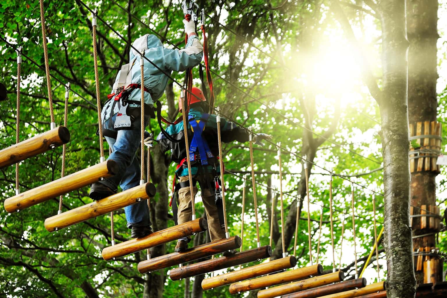 High Rope Adventure Activities in Coorg