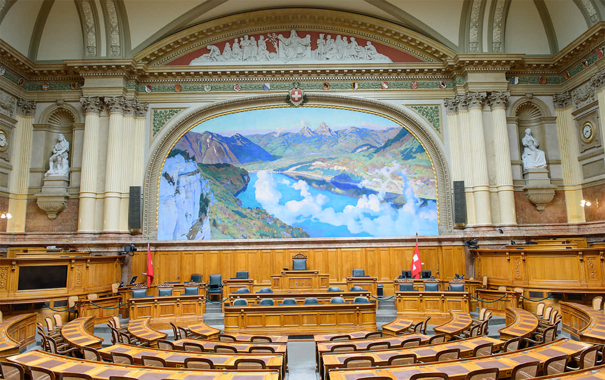 Take a look at the National Council Chamber