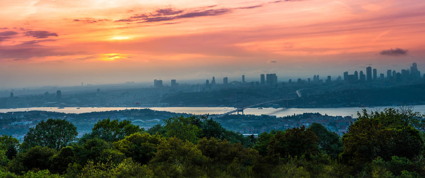 View the mesmerizing beauty of Camlica Hill, Istanbul