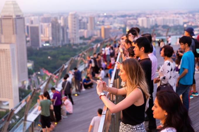 marina bay sands observation Singapore