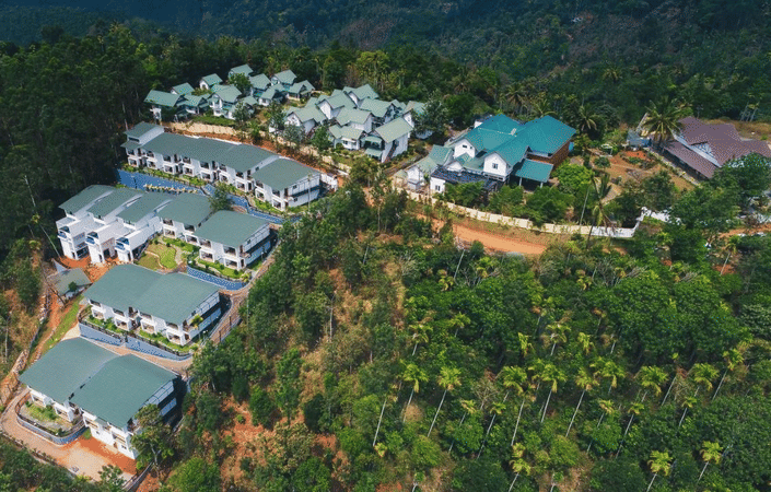 Aeriel VIew of the property