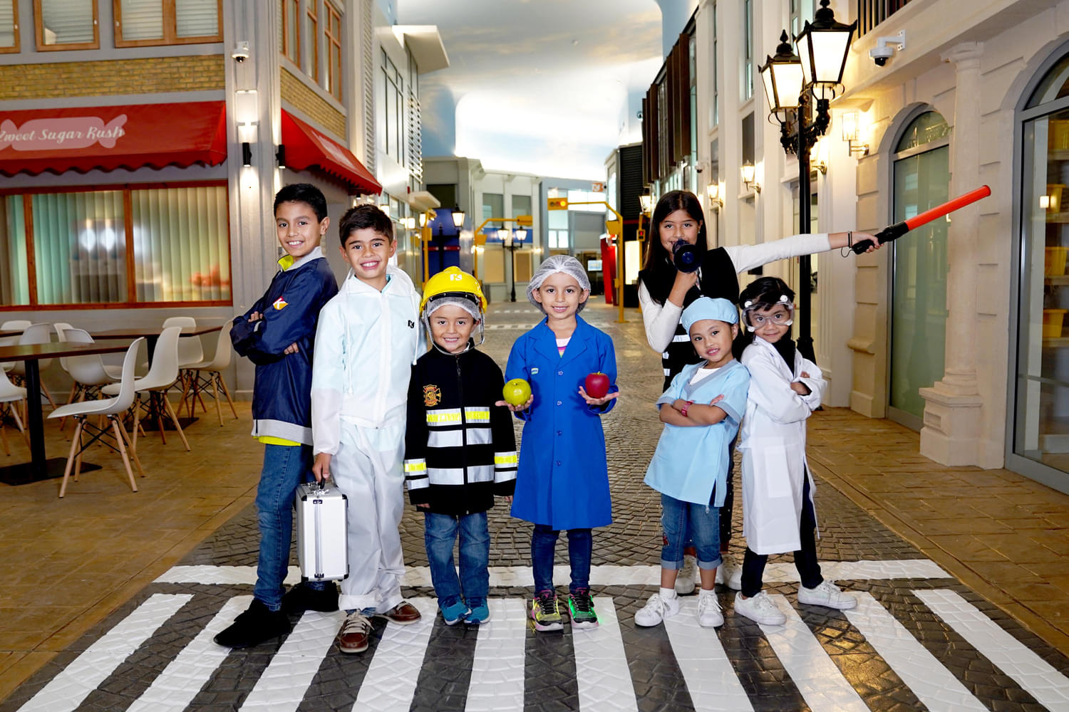 Over 40 proffessions to choose in Kidzania