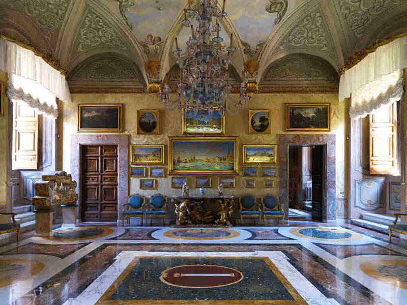 Explore the mesmerising Vanvitelli Room inside Princess Isabelle's Apartment