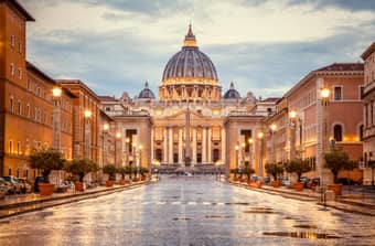 Walk through centuries of art and history in the Vatican City.
