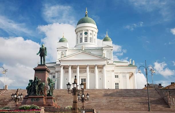 Get clicked in front of Finland's most famous and photographed building