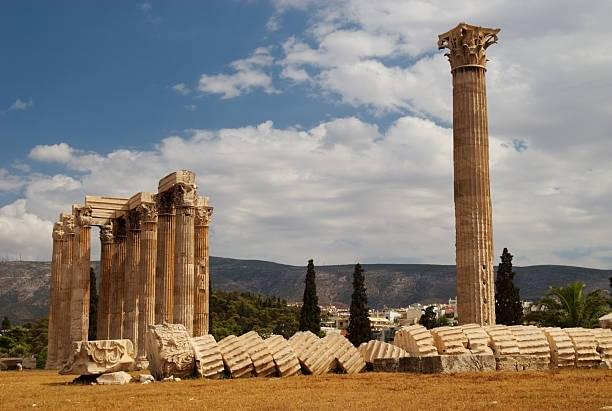 Fallen Columns of The Temple of Zeus
