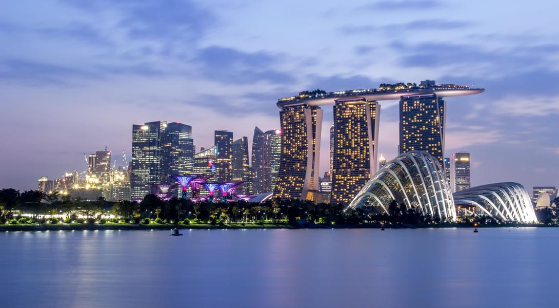 See The Skyline From Singapore Harbor Cruise