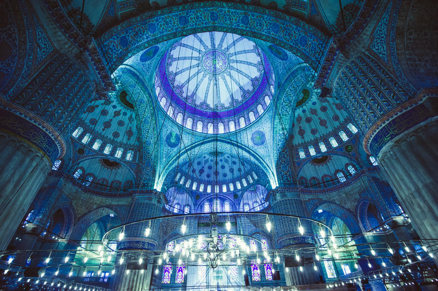 See the astonishing blue mosque