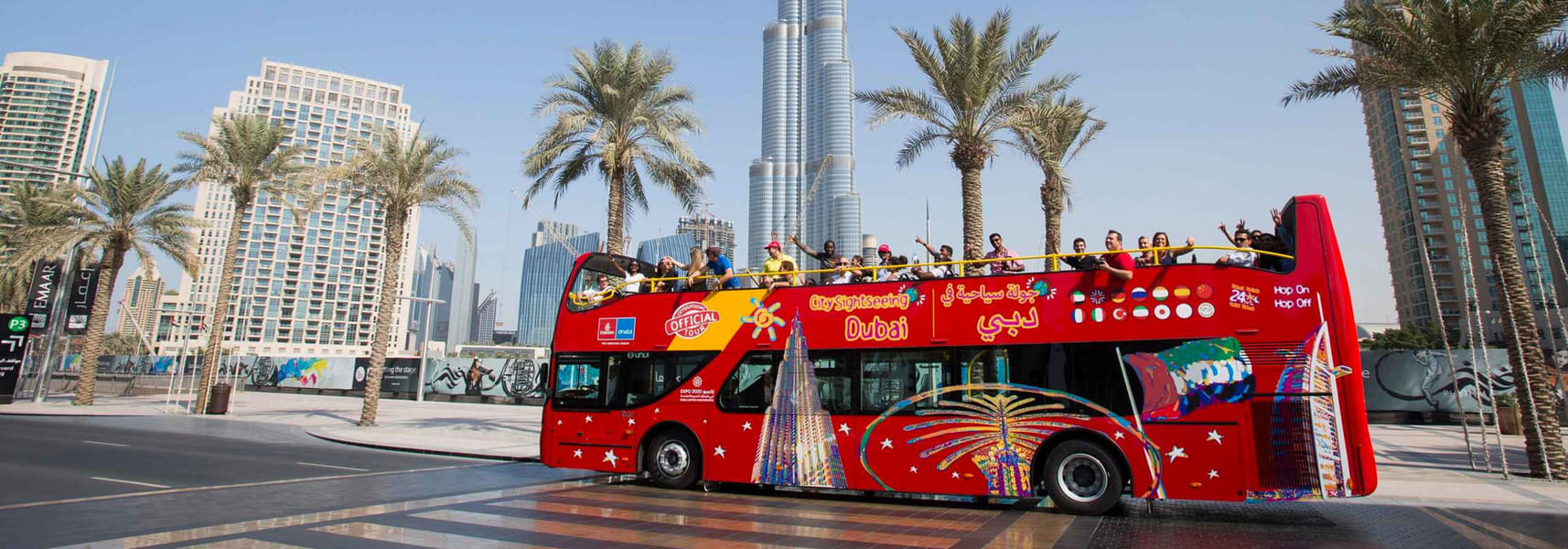 Enjoy Hop On Hop Off Bus Tour Dubai
