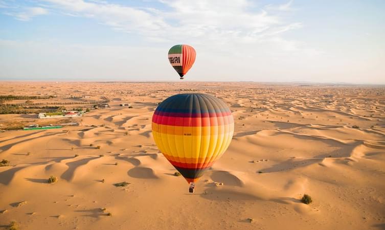 Enjoy Hot Air Balloon with Spectacular View in Dubai