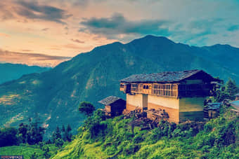 Aerial view of Chehni Kothi