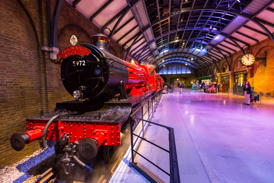 Board the Hogwarts Express on platform 9¾
