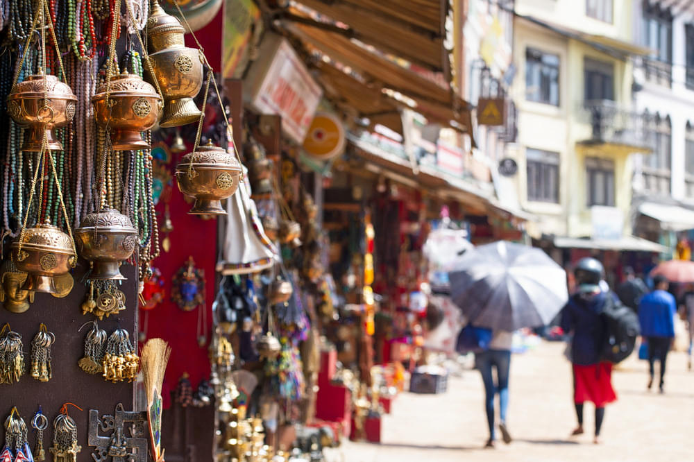 Shopping At Tibetan Market