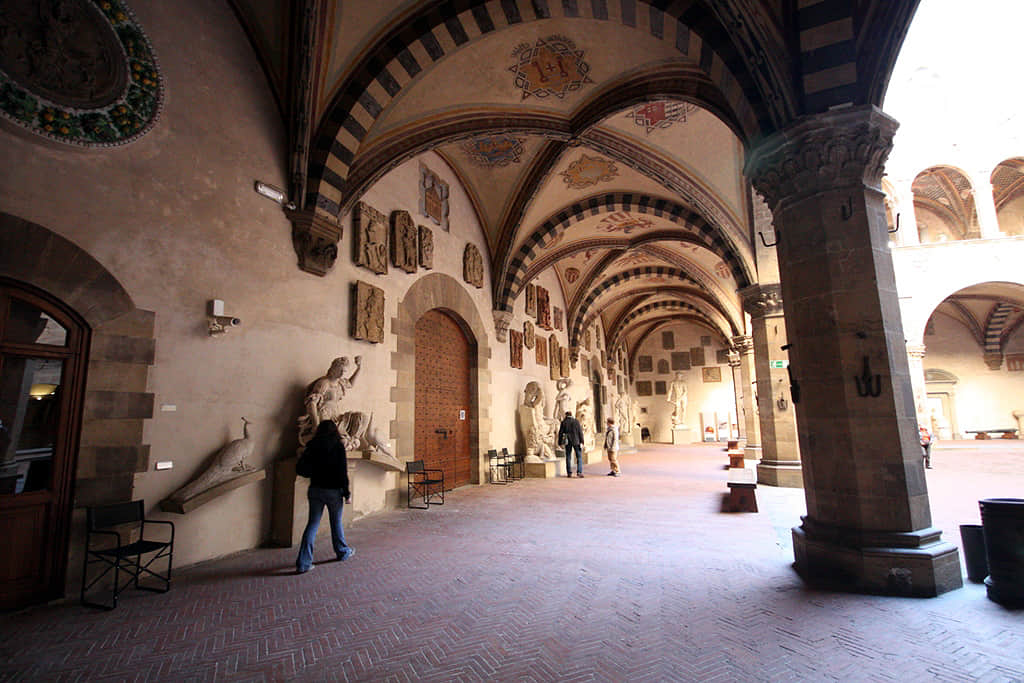 Sculptures in the Courtyard