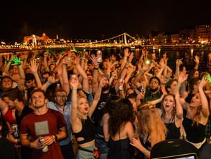 Boat Party on the River Danube in Budapest
