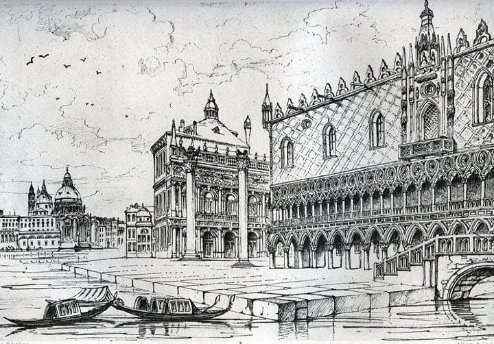When was Doge's Palace built?
