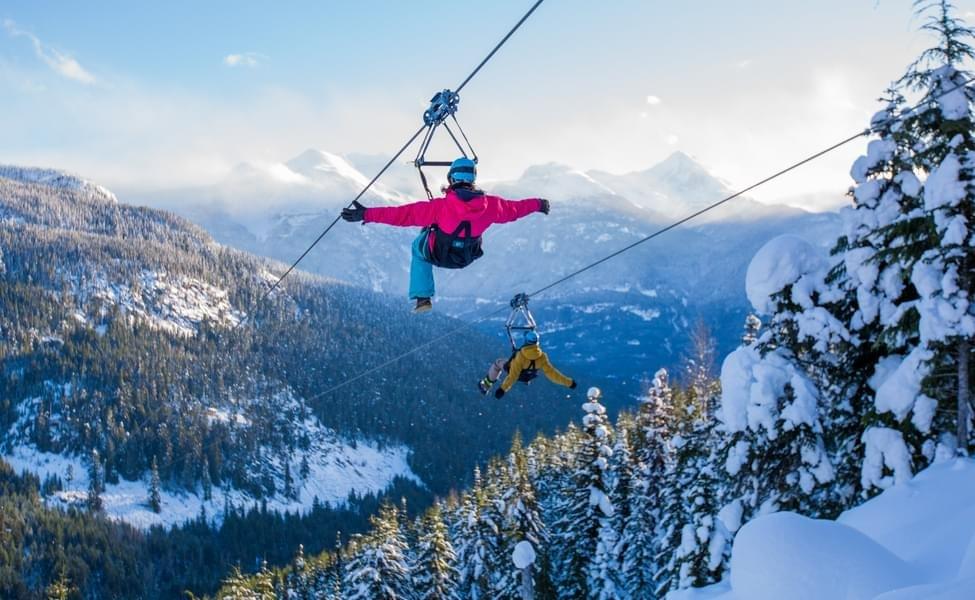 Zipline Through Beautiful Heights