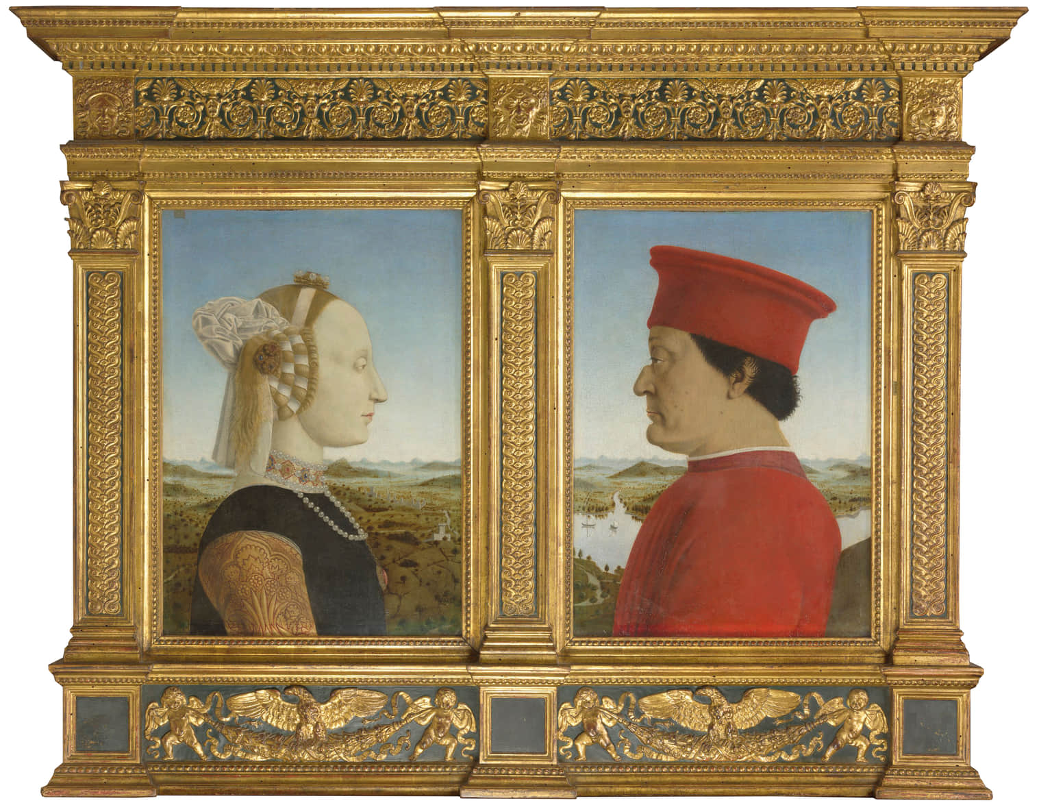 Portraits of the Duke and Duchess of Urbino