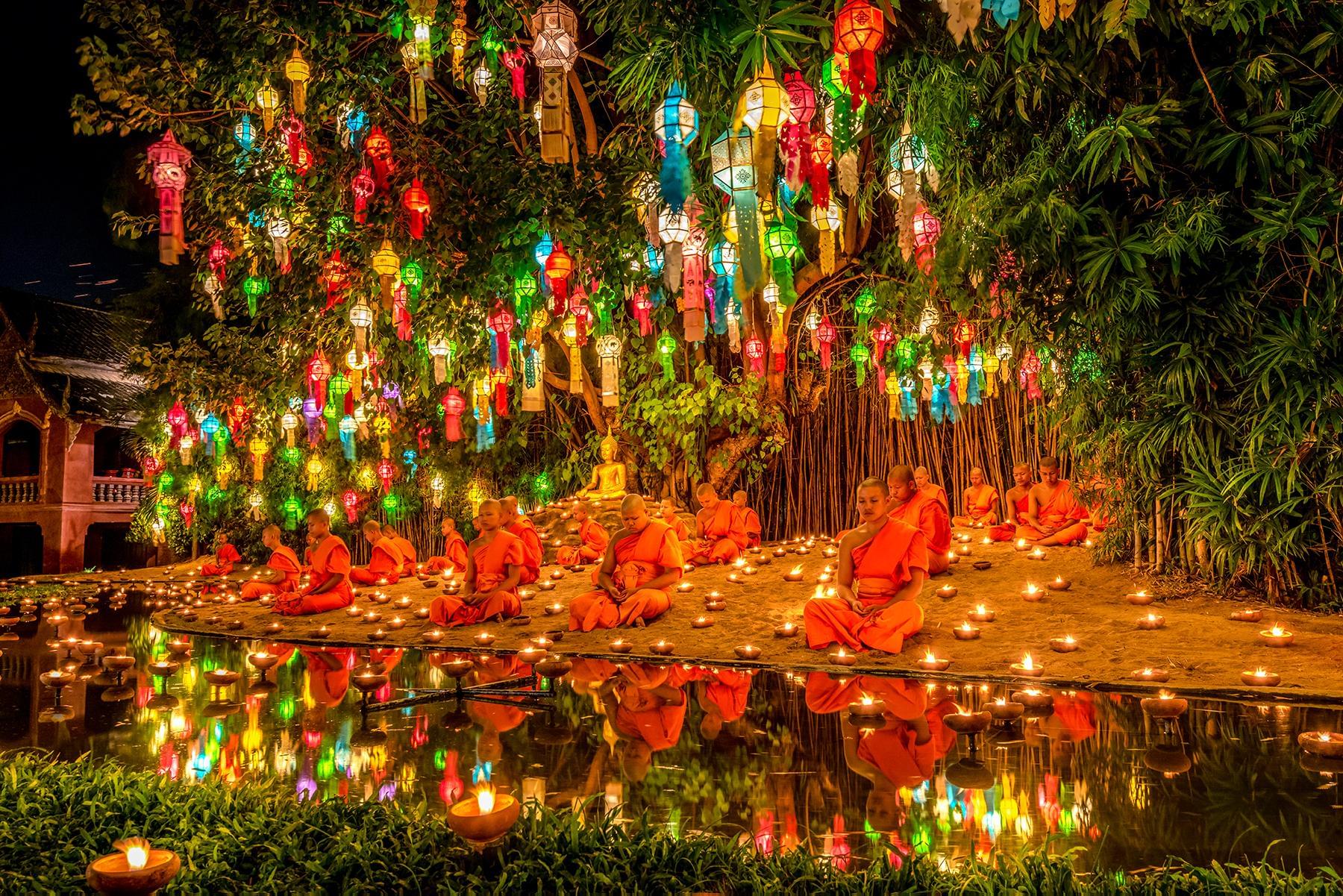 Attend the Loi Krathong Festival