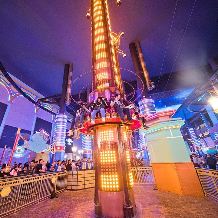 Sky Towers Ride at Skytropolis Indoor Theme Park, Genting Highlands, Pahang