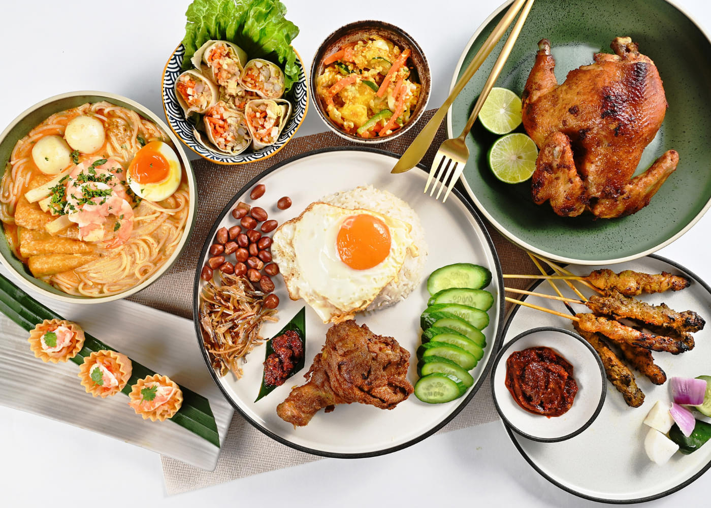 Flavourful Singaporean meal will be served in this experience