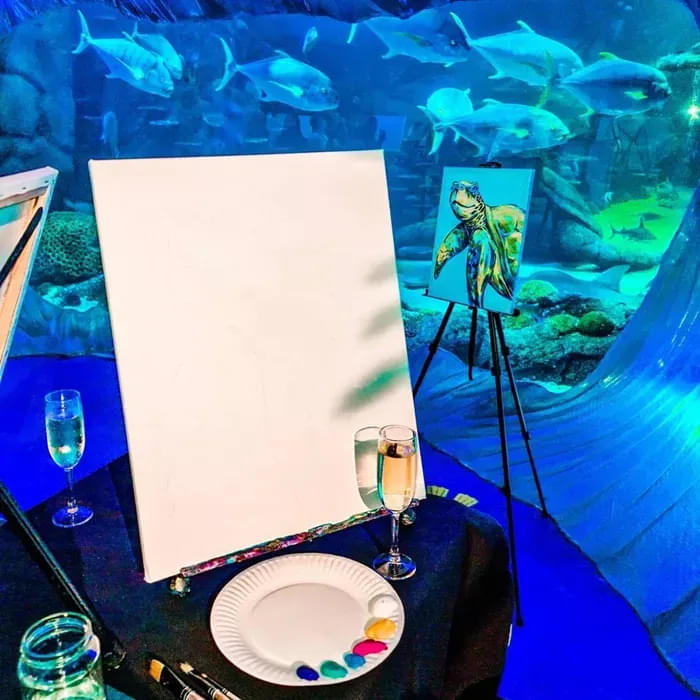 Champainting Under the Sea