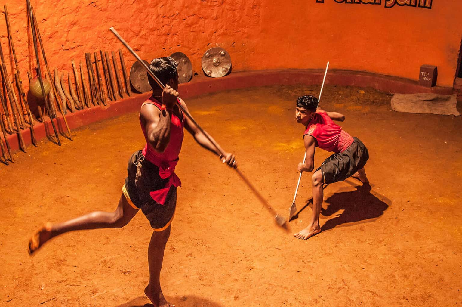 Kalaripayattu Show in Munnar at Pallivasal
