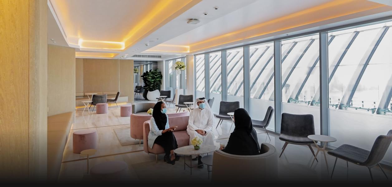 Lounge at view at the palm Dubai  