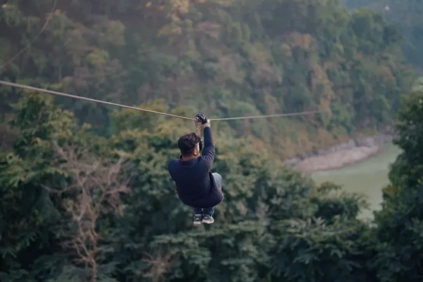 Zipline in Rishikesh Image