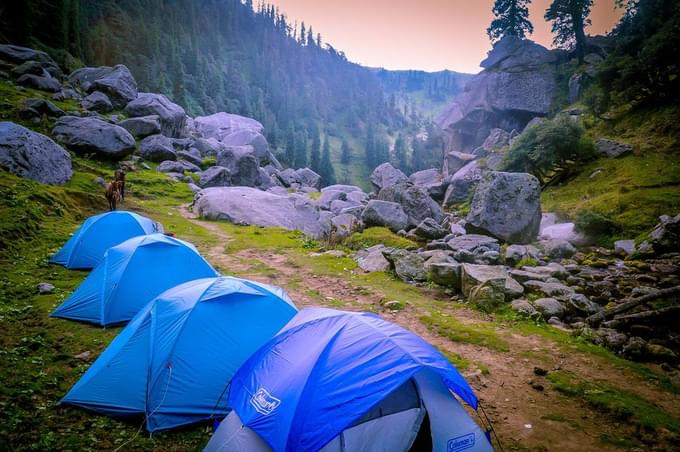 camping places in manali