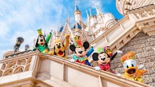 Meet beloved Disney Characters at Tokyo Disneyland