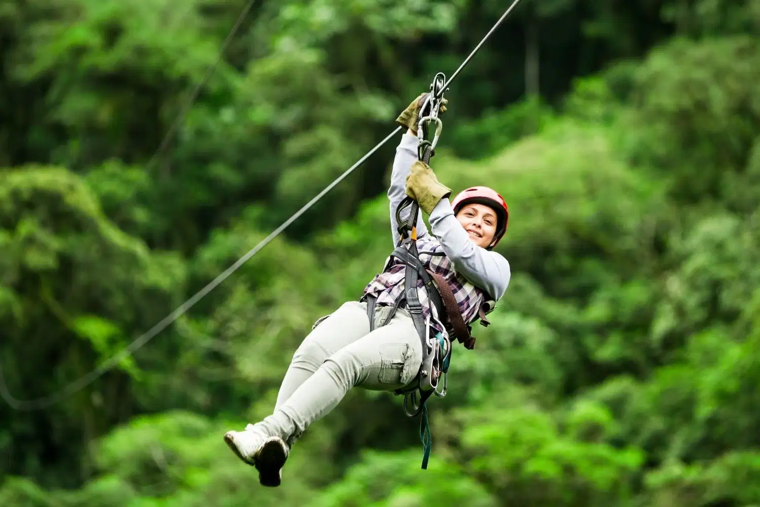 Ziplining in Solang Valley, Manali
