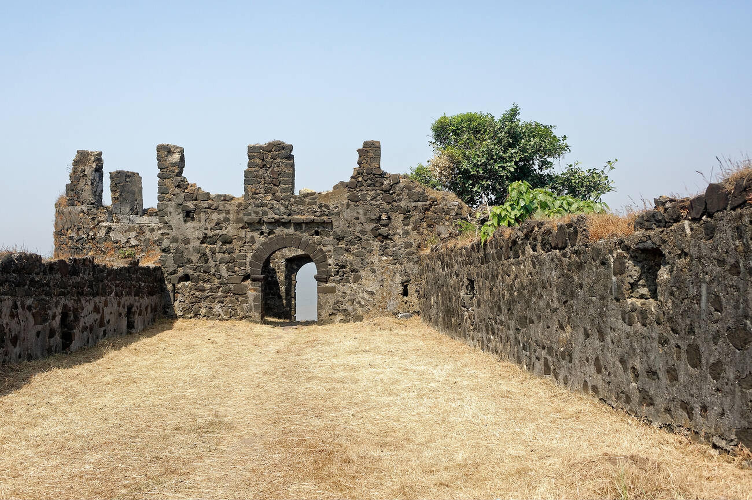 Explore the Church Ruins and Water Tanks