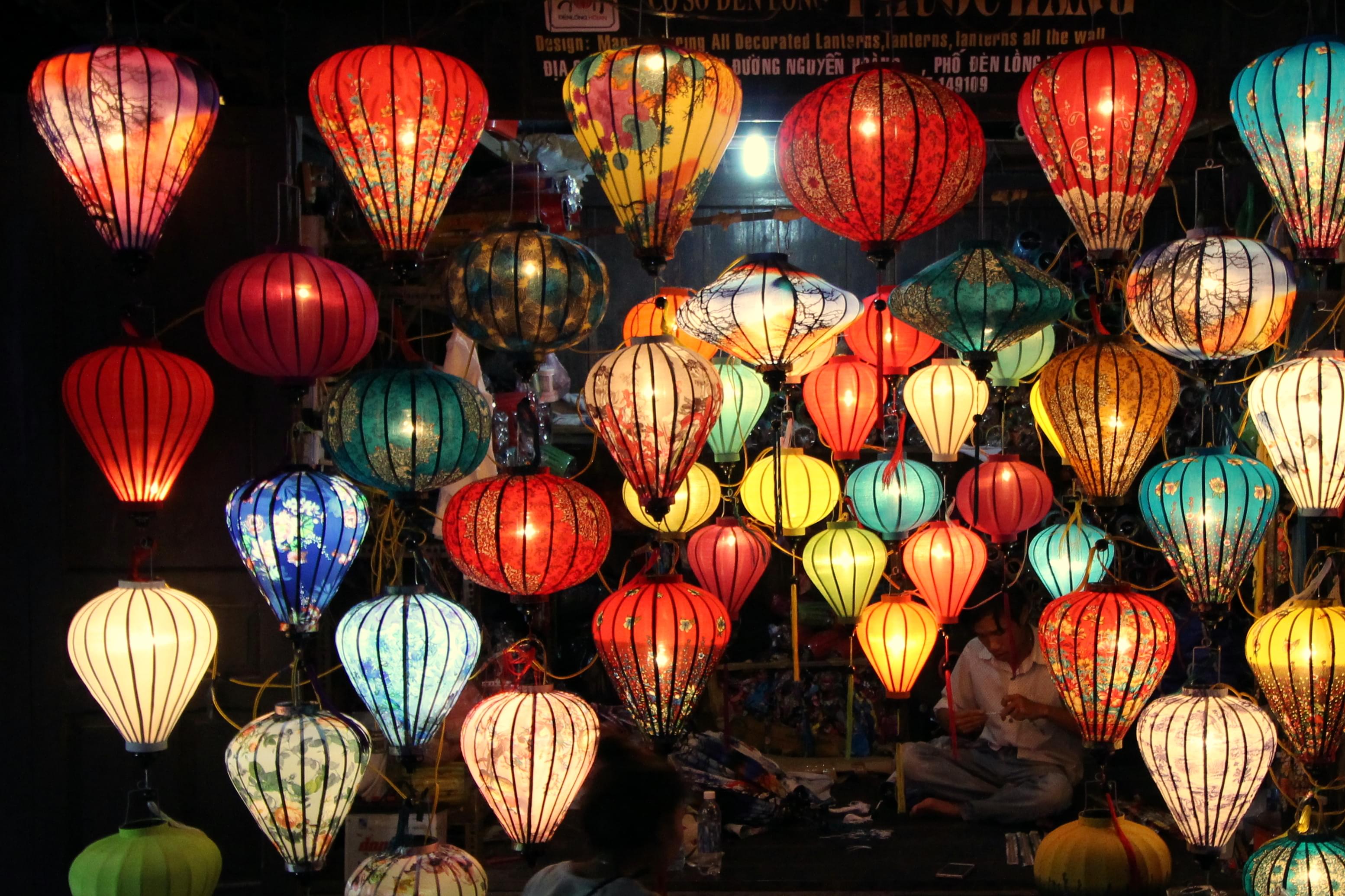 Light Colourful Lanterns