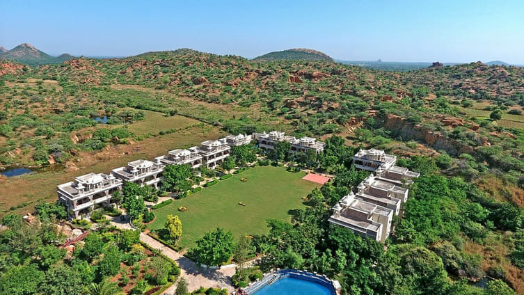 Aerial View of Udai Bagh