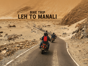 Enjoy a fun bike tour from Leh to Manali