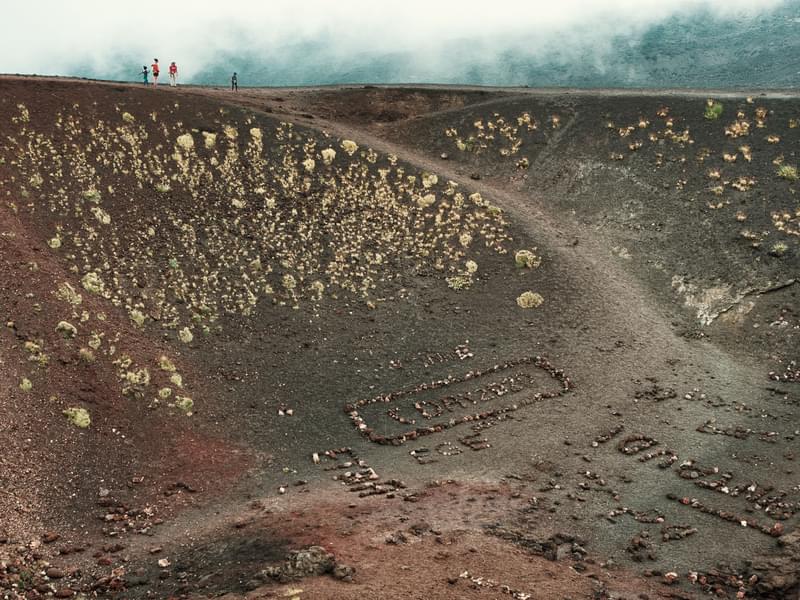 Silvestri craters at Mount Etna