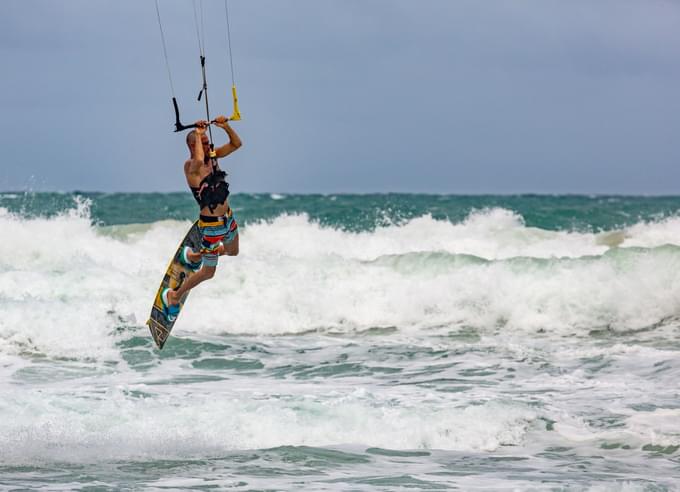 Kitesurfing