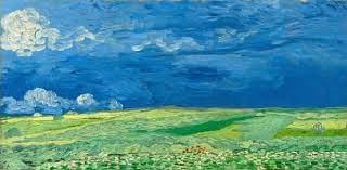 Wheatfields Under ThunderClouds Painting in Vangogh Museum