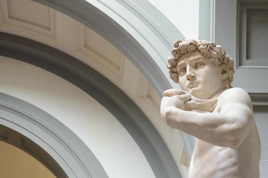 Admire one of Michelangelo's famous work, David