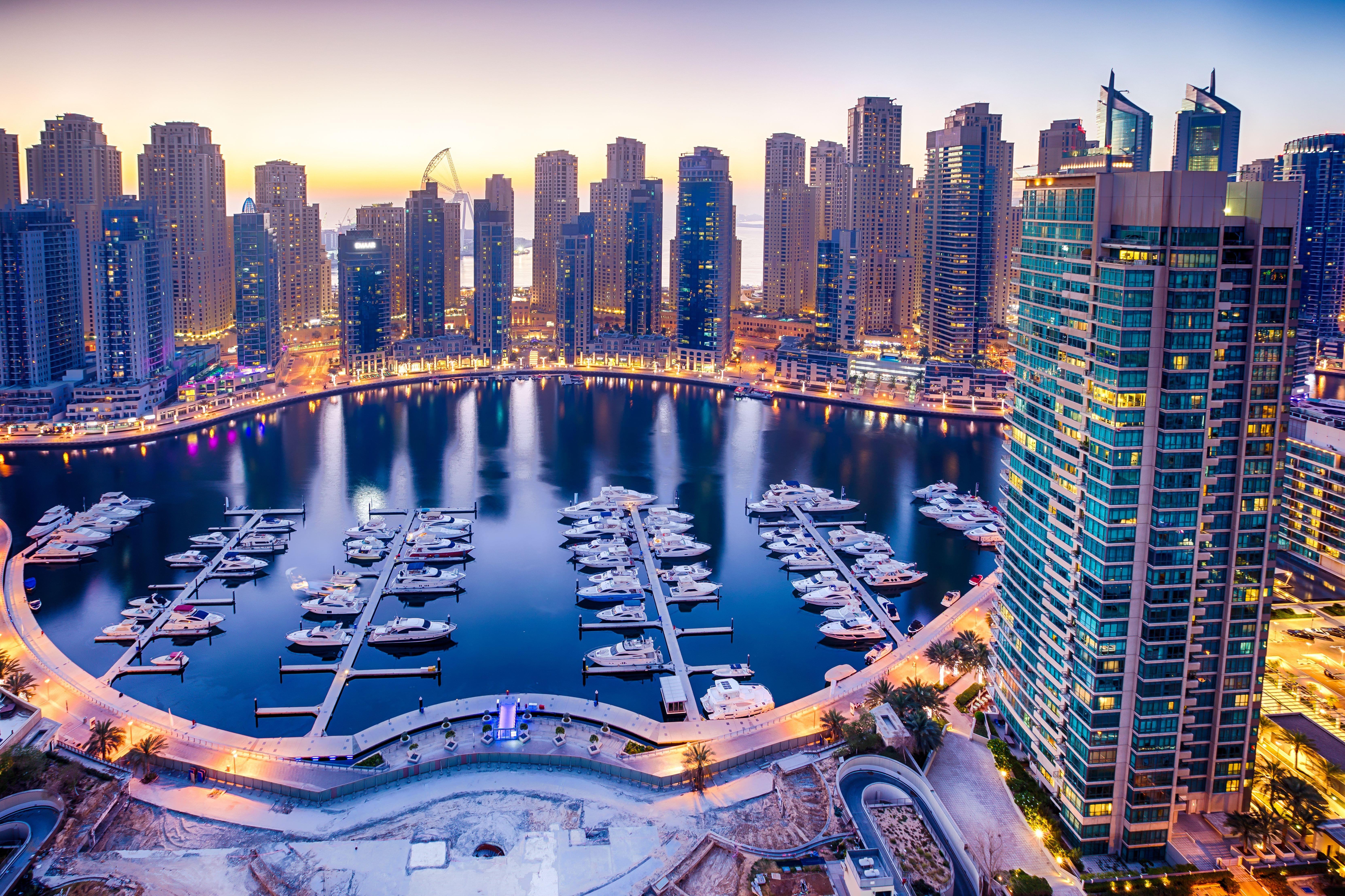 Glaring Dubai Marina