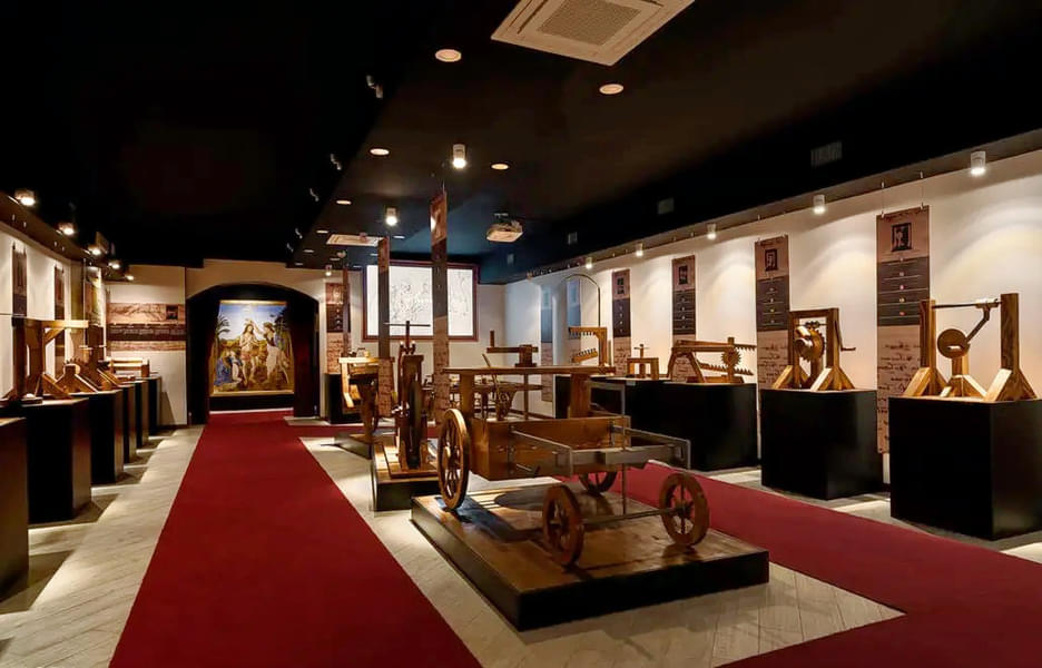 Explore the 5 exhibition rooms in the museum