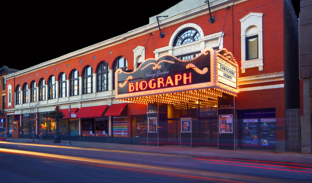 Explore Chicago's popular crime sites like the Biograph Theatre