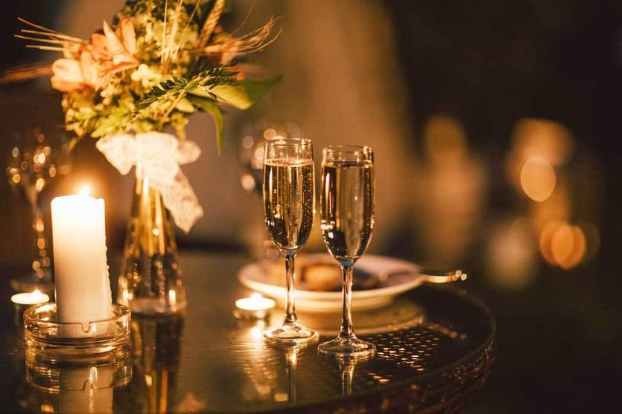 Romantic Rooftop Candle Light Dinner, Jaisalmer Image